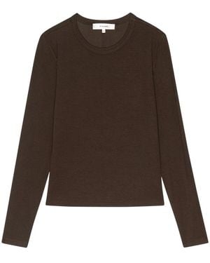 FRAME Round-Neck Knitwear - Marrone