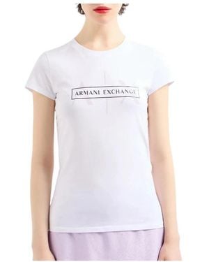 ARMANI EXCHANGE T-Shirts - White