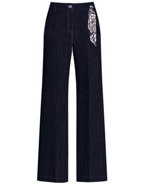 Marella Jeans ,Blauw ,Katoen Wide Emme Jeans