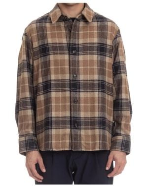 A.P.C. Casual Shirts - Brown
