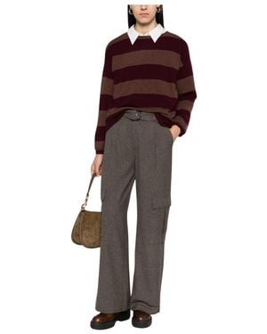 Yerse Round-Neck Knitwear - Red