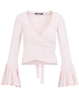 Jacquemus Overhemden ,Roze ,La Maille Paysan