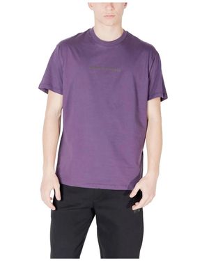 ARMANI EXCHANGE T-Shirts - Viola