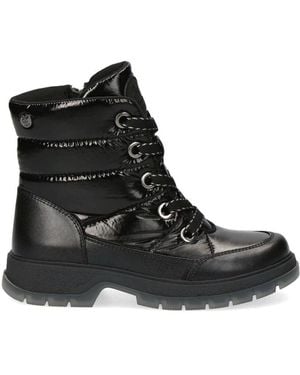 Caprice Lace-Up Boots - Black