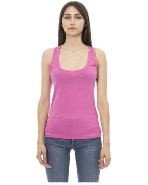 Just Cavalli Sleeveless Tops - Purple