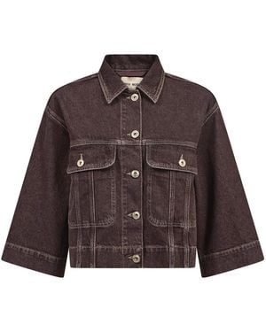 Mos Mosh Mmanetta Denimjacke - Braun