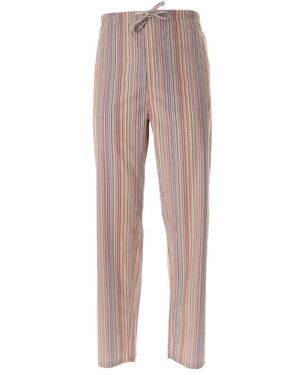 Paul Smith Pantalone Pigiama Signature Stripe - Roze