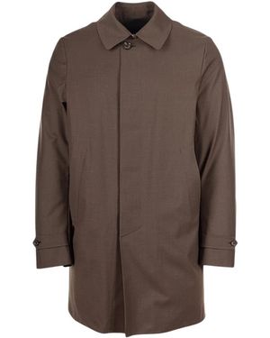 Montecore Single-Breasted Coats - Marron