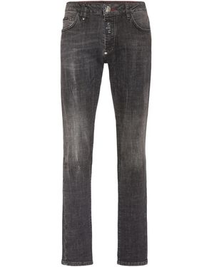 Philipp Plein Slim Fit Jeans - Grey