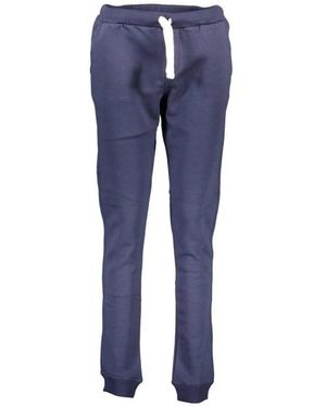 North Sails Katoenen Broek Met Rechte Pijpen - Blauw