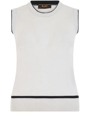 Moorer Strickweste - Weiß
