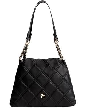 Tommy Hilfiger Shoulder Bags - Black