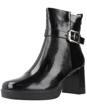 Carmela Heeled Boots - Negro