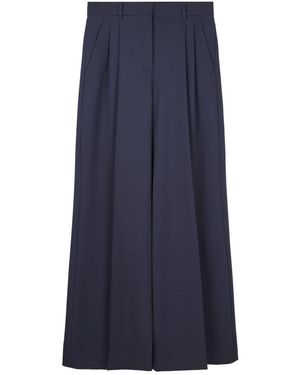 Max Mara Wide Trousers - Blue