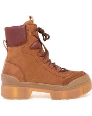 Vic Matié Lace-Up Boots - Brown