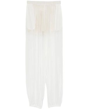 Alysi Wide Trousers - White