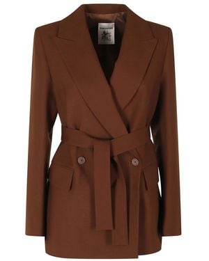 Semicouture Blazers - Brown
