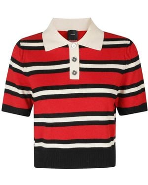 Pinko Gorgona Polo-Shirt - Rot