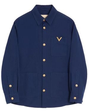 Valentino Light Jackets - Blue