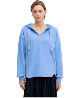 Joop! Hoodies & Sweatvesten ,Blauw ,Katoen Tristani Hoodie
