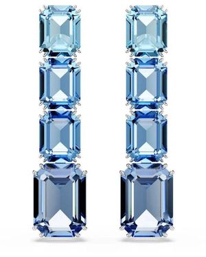 Swarovski Accessoires ,Blauw ,Oorstekers
