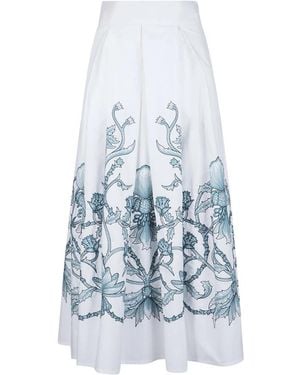 Eleventy Midi Skirts - Blu