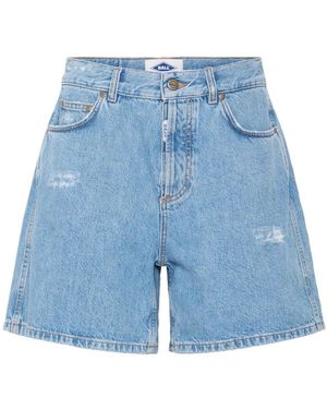 Ball Hellblaue Denim-Shorts