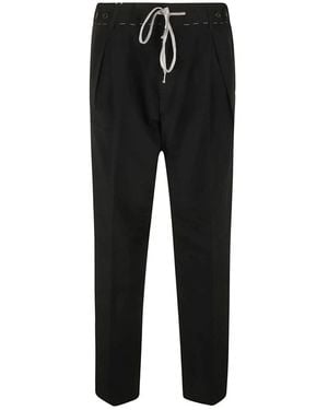 Maison Margiela Straight Trousers - Black