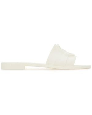 Moncler Sliders - White