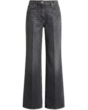Peserico Jeans ,Grijs ,Wide Jeans