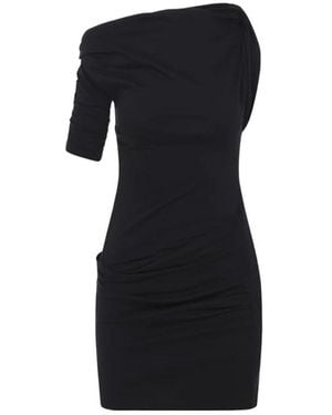 Jacquemus Kleedjes ,Zwart ,Polyester La Mini Robe Drapeado