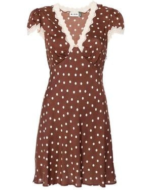 RIXO London Short Dresses - Marron
