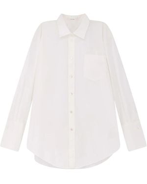 The Row Witte Button-Up Shirt Gemaakt