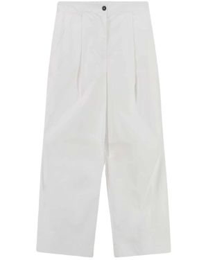 8pm Wide Trousers - Blanco