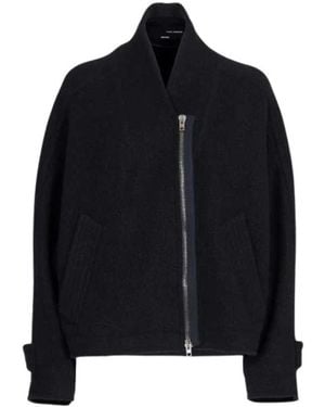 Isabel Benenato Dw42 01 Cropped Jacket - Zwart