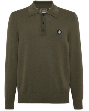 Billionaire Round-Neck Knitwear - Verde