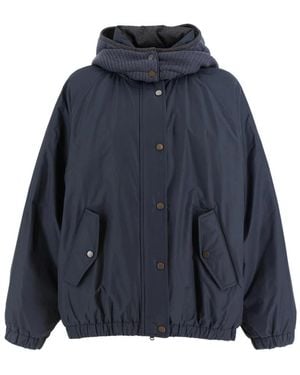 Brunello Cucinelli Rain Jackets - Blue