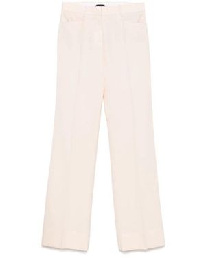 Tom Ford Hellrosa hose mit verstecktem verschluss,wollhose mit ausgestelltem bein und taschen - Natur