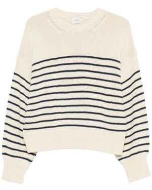 Alysi Round-Neck Knitwear - Blanc