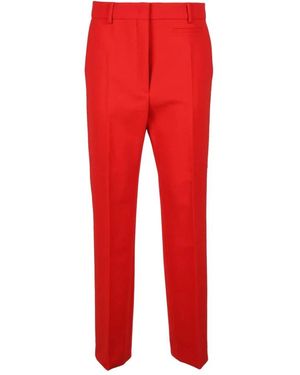 Sportmax Straight Trousers - Red