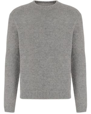 Jil Sander Round-Neck Knitwear - Grijs