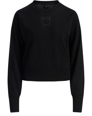 Pinko Round-Neck Knitwear - Noir