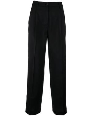 Cruna Straight Trousers - Negro