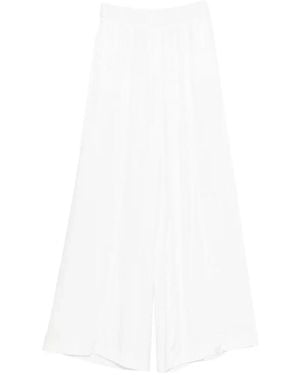 Nude Wide Pants - White