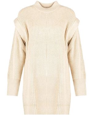Silvian Heach Knitted Dresses - Neutro