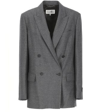MM6 by Maison Martin Margiela Blazers - Grijs