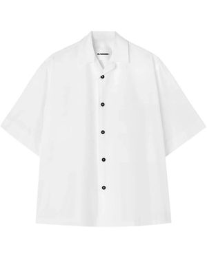 Jil Sander Short Sleeve Shirts - White