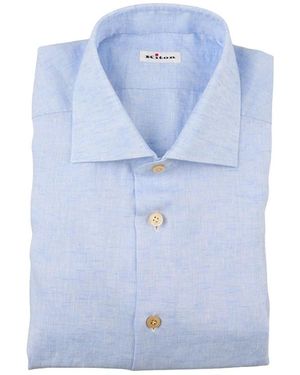 Kiton Formal Shirts - Azul
