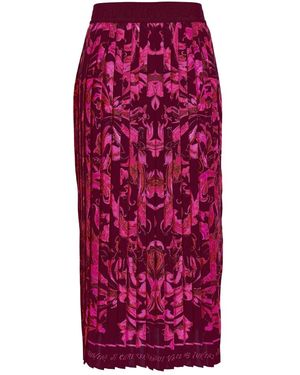Versace Midi Skirts - Rojo