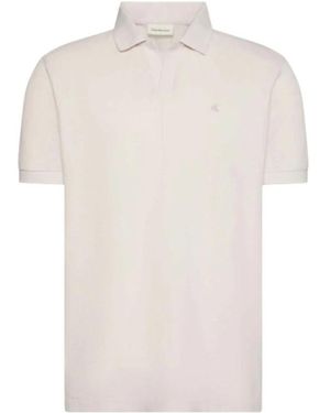 Calvin Klein Polo Shirts - White